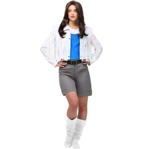 HalloweenCostumes.com Ferris Bueller's Day Off Adult White Sloane Peterson Costume Womens, Stylish 80's Skirt Halloween Outfit - 1 of 4