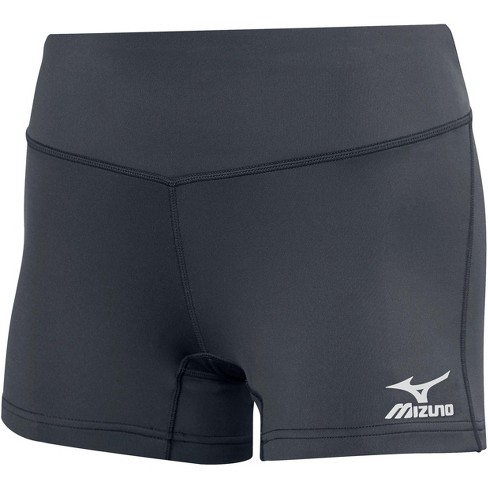 Mizuno Women's Victory 3.5 Inseam Volleyball Shorts Womens Size Large In  Color Charcoal (9292)