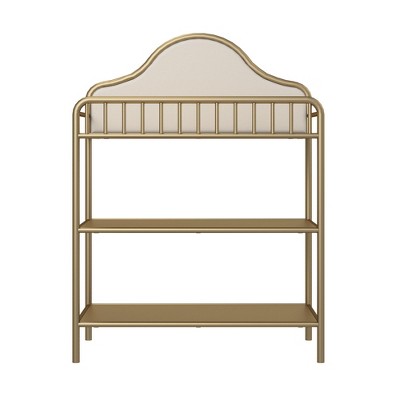 Piper Metal Changing Table, Gold