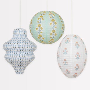 Meri Meri Meri Meri x Molly Mahon Lanterns (Pack of 3) - 1 of 4