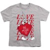 Boys' Short Sleeve Looney Tunes Valentine's Day Bugs Bunny Be Mine T-Shirt Boys and Girls - 2 of 4