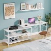 Tribesigns L-Shaped Desk with Storage Shelf for Home Office - 4 of 4