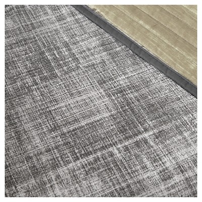 Taupe Full Microfiber Reversible Quilt and Sheet Set