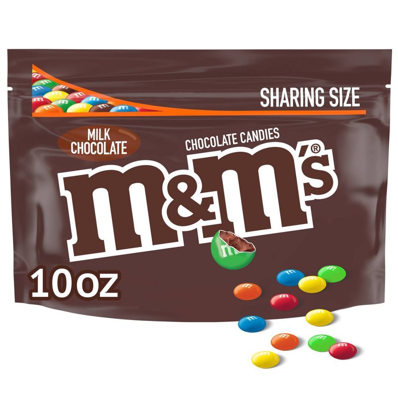 M&#38;M&#39;s Milk Chocolate Candy - Sharing Size - 10oz, 1 of 10