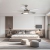 Warmiplanet 52" Ceiling Fan with Lights Remote Control, Brushed Nickel ,DC Motor,5 Blades - 4 of 4