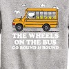 Boys' - Peanuts - Wheels On The Bus Graphic Long Sleeve Fleece Sweatshirt - 2 of 4