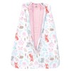 Hudson Baby Infant Girl Mink with Faux Shearling Inner Sleeping Bag, Sack, Blanket, Girl Woodland - 3 of 3