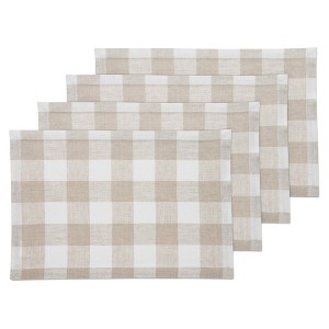 Solino Home Linen Placemats | Buffalo Check - 1 of 4