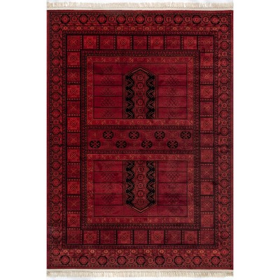 Nuloom Billie Traditional Paneled Fringe Indoor Area Rug