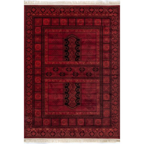 Nuloom Billie Traditional Paneled Fringe Indoor Area Rug - image 1 of 4