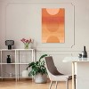 Midmod Geo V Terracotta Moon by Dominique Vari Unframed Wall Canvas - iCanvas - 3 of 3
