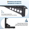 1000 Lbs Capacity Universal Truck Ladder Rack - Adjustable Height 52"-82" for Rooftop Tent, Surfboard – No-Drill Heavy Duty Rack for Trucks - 3 of 4