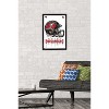 Trends International NFL Tampa Bay Buccaneers - Drip Helmet 20 Framed Wall Poster Prints - 2 of 4