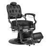 Karl Home Reclining Ergonomic Hydraulic Barber Chair Beauty Spa Styling Equipment in Black with Arms - 3 of 4