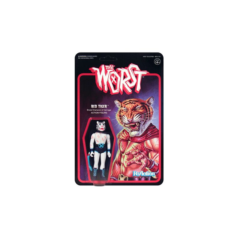 Super7 - The Worst - ReAction Figure - Red Tiger (Color 2), 1 of 3