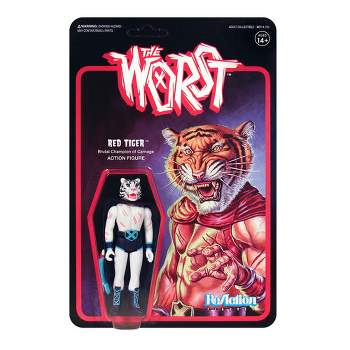 Super7 - The Worst ReAction Figure - Red Tiger (Color 2)