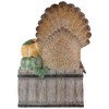 Northlight 20.25" Turkey and Pumpkins 'Happy Thanksgiving' Decoration - 3 of 4