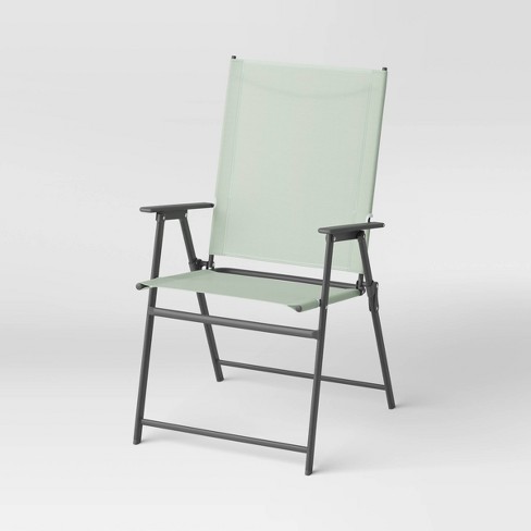 Sling Folding Patio Chair Mint Green, Sling Folding Patio Dining Set Target