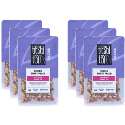 Tiesta Tea Ginger Sweet Peach - Case of 6 - 2.2oz