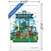 Trends International Minecraft: Legends - Raise Your Banner Framed Wall Poster Prints - 3 of 4