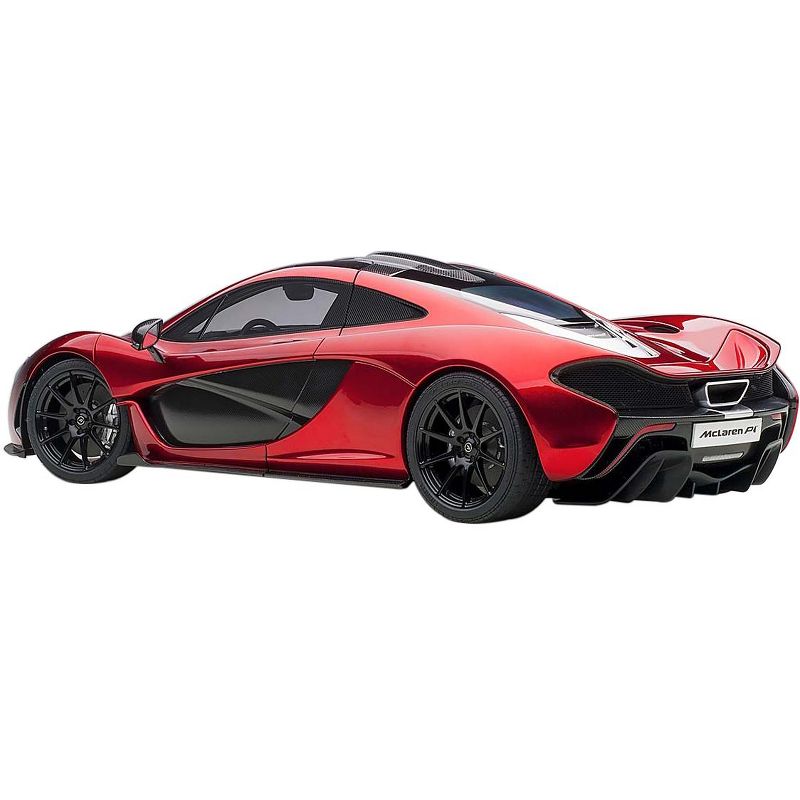 McLaren P1 Volcano Red with Carbon Top 1/12 Model Car by Autoart, 4 of 5