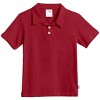 City Threads Boys Soft Cotton Jersey 2-Button Short Sleeve Polo Shirt - USA-Made - 3 of 4