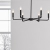 Dainolite Colette 6 - Light Chandelier in  Matte Black - 2 of 4