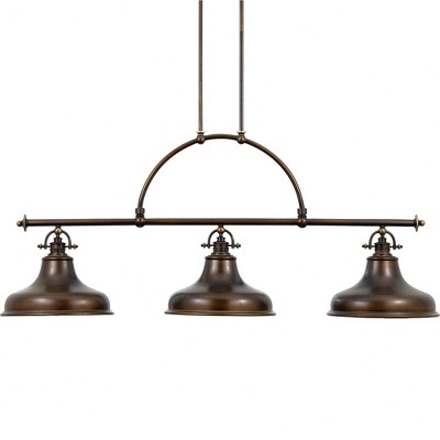 Quoizel Lighting Emery 3 - Light Island Pendant Light in  Palladian Bronze