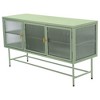 NicBex TV Stand Retro Style TV Console with Enclosed Storage Display Cupboard Entertainment Center with Detachable Shelves - 3 of 4