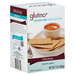 Glutino Table Crackers Original - Case of 12 - 7 oz - 1 of 4