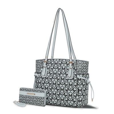 MKF Collection Pauline Tote Women’s Vegan Leather Bag with Matching Wallet  for Everyday Use by Mia K
