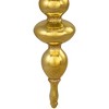 Northlight Glittered Shatterproof Commercial Finial Christmas Ornament - 22" - Gold - 4 of 4