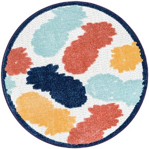 Unique Loom    Belize Outdoor Turneffe Area Rug - 1 of 4