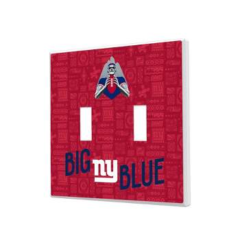 Keyscaper New York Giants 2024 Illustrated Limited Edition Hidden-Screw Light Switch Plate