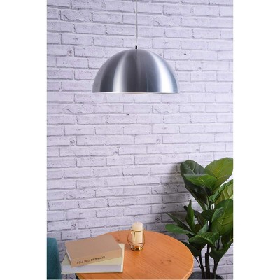Burnished Nickel 15.5" Contemporary Pendant Light