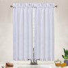 Tier Curtains, Waffle Weave Textured Short Curtains for Bathroom, Kitchen, Cafe,Waterproof Window Covering, Ideal for Small Windows and Cozy Spaces - 4 of 4