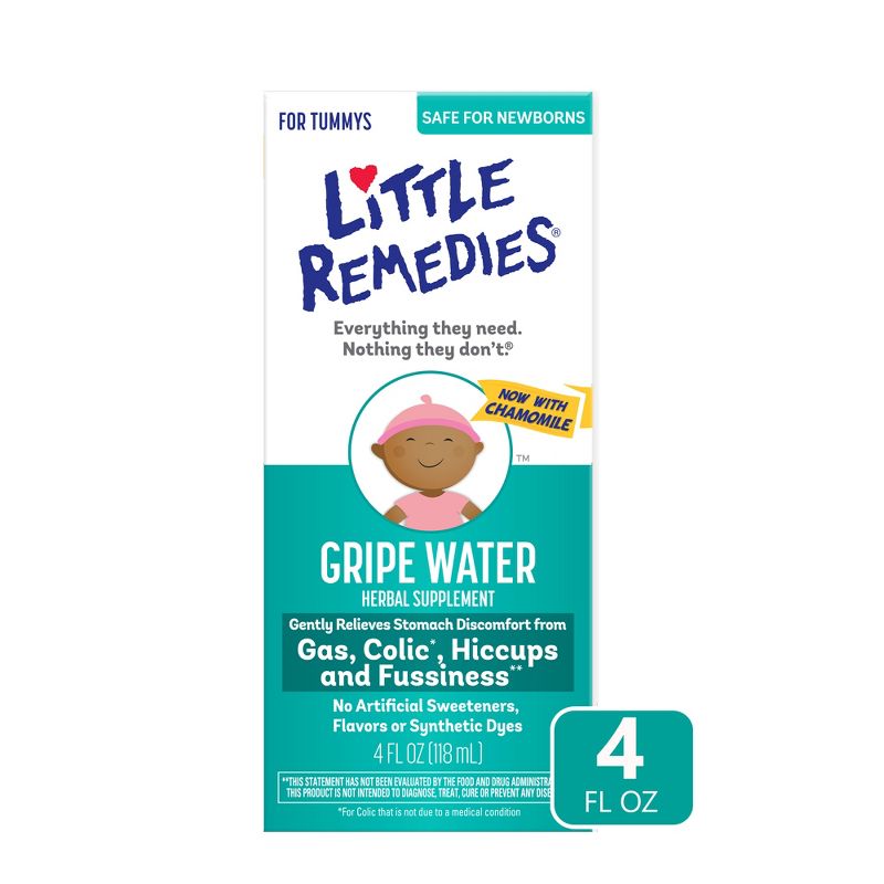 Little Remedies Gripe Water for Baby Gas Colic or Hiccups - 4 fl oz, 1 of 11