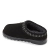 Dearfoams Women's Doreen Genuine Suede Clog Slipper With Embroidery - 2 of 4