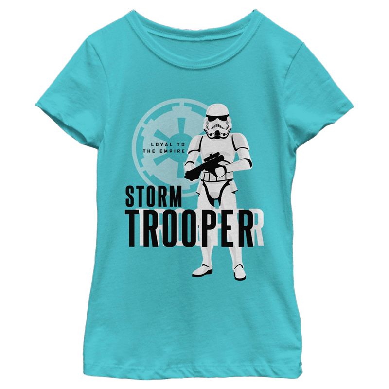 Girl's Star Wars: Galaxy of Adventures Stormtrooper Shadow T-Shirt, 1 of 5
