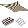 Yescom 13x10 Ft 97% UV Block Rectangle Sun Shade Sail HDPE Canopy Cover Net Garden - 3 of 4
