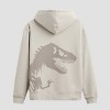 Men's Jurassic Park Hoodie - Tan - 2 of 4