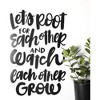 Stockroom Plus Inspirational Removable Wall Decal for Office, "Let's Root for Each Other Grow", 17 x 20.3 in - 2 of 2