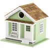 Vandue Outdoor Wooden Birdhouse - Green Lake House - 3 of 4