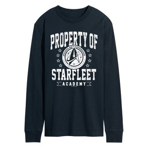 Men's - Star Trek - Property of Starfleet Long Sleeve Graphic T-Shirt - 1 of 4