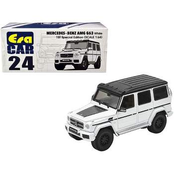 Mercedes Benz AMG G63 White with Black Top 1st Special Edition 1/64 Diecast Model Car by Era Car