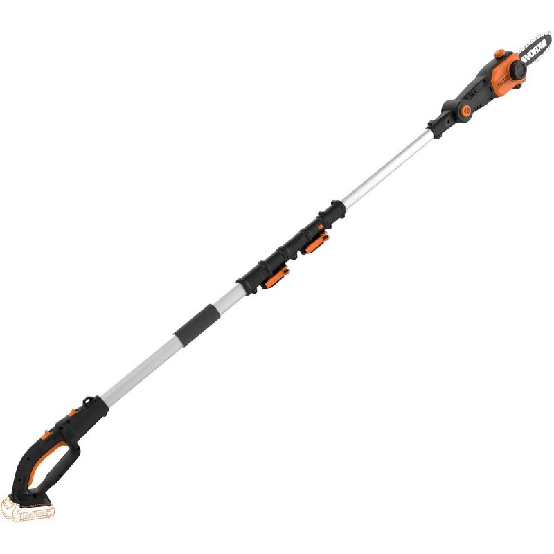 Worx WG349.9 20V Power Share 8" Pole Saw with Auto-Tension (Tool Only), 1 of 10