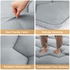 TackView Japanese Futon Floor Mattress for Adults Kids, Roll Up Sleeping Mattress for Floor, Futon Floor Bed for Camping Trips Guest Room - 2 of 4