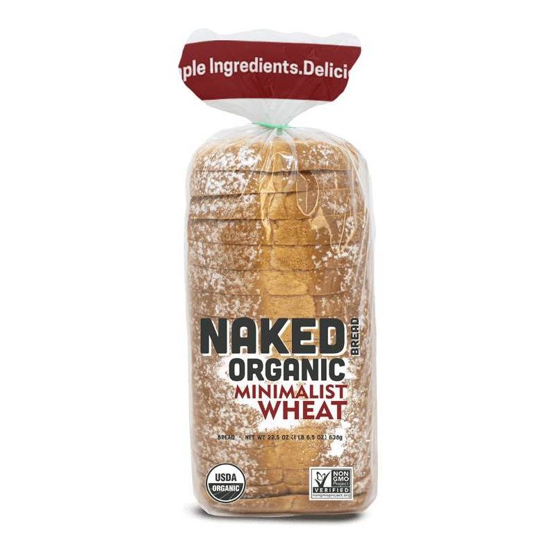 Franz Naked Organic Minimalist Wheat Bread - 22.5oz, 1 of 6