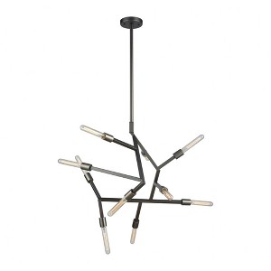 Elk Home Freeform 10 - Light Chandelier in  Dark Graphite - 1 of 3