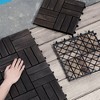 OUTSUPPLY Dark Brown Acacia Deck Tiles, 12"x12" Interlocking Outdoor Flooring for Patio & Pool - 3 of 4